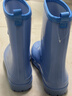 馬尼亞袋鼠（MANIYADAISHU）親子大碼兒童雨鞋男女童中筒水鞋小學(xué)生防滑膠鞋男孩女孩寶寶雨靴 淺藍色 35 -36碼 曬單實(shí)拍圖