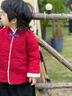 巴拉巴拉寶寶棉服外套2025新款保暖男女童拜年服外出新年兒童紅色加絨上衣 紅色調(diào)00366 100 曬單實拍圖