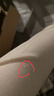 金三塔桑蠶絲羊毛打底衫女半高領(lǐng)冬保暖內衣【暖暖打底衫】 白色 XL 曬單實(shí)拍圖