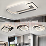 冠慕燈具客廳燈大燈簡約現(xiàn)代大氣家用吸頂燈飾燈具套餐組合北歐風格 北歐黑白套餐6（三室一廳） 包安裝 曬單實拍圖
