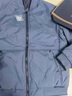 凰梡復古冬季新款加厚面包服棉衣男韓版寬松bf風(fēng)棒球領(lǐng)保暖棉服男 霧霾藍 XL 曬單實(shí)拍圖