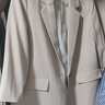 ROEYSHOUSE羅衣法式通勤小香風短外套女秋冬新款粗花呢修身小西服09672 米白色 XL 曬單實拍圖