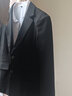 古緹琪職業(yè)西裝套裝女酒店經(jīng)理工作服春秋職業(yè)裝女裝套裝正裝女西服外套 黑色西服+白襯衫 M 曬單實(shí)拍圖