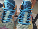 梵普森適配于李寧耐克nike歐·文kyrie7半圓鞋帶籃球鞋運動鞋扁圓鞋繩 粉藍色 140cm 曬單實拍圖