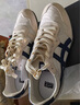 Onitsuka Tiger鬼塚虎男女運動(dòng)休閑鞋百搭輕便透氣休閑鞋子SERRANO? 米色/深藍色 40.5 曬單實(shí)拍圖