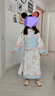 萌乎·知否 漢服女童旗袍國風(fēng)格格服春秋兩件套粉色（無(wú)領(lǐng)巾配飾）120 曬單實(shí)拍圖