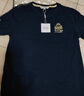 Teenie Weenie小熊女裝春裝清新簡(jiǎn)約圓領(lǐng)短袖T恤休閑通勤學(xué)院上衣 藏青色 175/XL 曬單實(shí)拍圖
