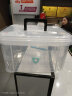 星优药箱塑料家用医药收纳箱多功能药品整理箱 15L 透明 1个装  实拍图