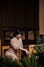 浮云堂.風(fēng)」驚鵲.中式禪意天絲印花旗袍連衣裙女25春夏改良茶服 淡玫瑰灰（無吊帶） S 曬單實(shí)拍圖