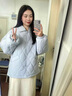 妙奕嘉棉服女外套女士棉襖棉衣2025新款秋冬季女裝短款加厚小個(gè)子面包服 【baby藍】葫蘆格翻領(lǐng)棉服 M 【推薦110斤以下】 曬單實(shí)拍圖