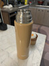 膳魔師（THERMOS）保溫杯水杯大容量不銹鋼高檔水杯便攜男女杯子團購可定制 FFM系列 秋葉棕 520ml 曬單實拍圖