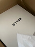 百麗（Belle）復古擦色時(shí)裝羊皮靴女2025冬新商場(chǎng)同款真皮粗跟短靴E5S1DDD5預售 黑色 36 曬單實(shí)拍圖