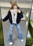 燦圖韓系黑暗氣質(zhì)座山雕棉衣服女秋冬季氣質(zhì)高級加厚保暖小個子外套 黑色 M 曬單實拍圖