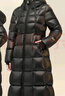 高梵黑金鵝絨服女王4.0九格收腰2024新款冬季品牌加厚長(cháng)款羽絨服女 高定女王黑 XL 【170/鵝絨311克】 曬單實(shí)拍圖