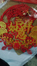 添祥緣蛇年2025新款高檔植絨對(duì)聯(lián)新年植絨春聯(lián)春節(jié)過年門聯(lián)家用大門門貼 40#年年有魚福字貼2張 曬單實(shí)拍圖