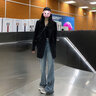 EPET2025春秋小西裝外套女休閑百搭英倫風(fēng)灰色短款ins西服小個(gè)子上衣 黑色-升級版  L 110-120斤 曬單實(shí)拍圖