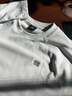 KOLON SPORT/可隆抓絨長袖 男子秋冬戶外休閑衣保暖抗菌圓領(lǐng)T恤上衣 LHRT4WN123-LG 淺灰色 L (175/96A) 曬單實(shí)拍圖