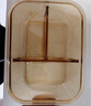 希樂扣玻璃飯盒上班族帶飯便當盒微波爐加熱餐盒大容量保鮮盒 長三隔+包 曬單實拍圖