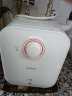 海尔（Haier）厨宝 电热水器 储水式小厨宝 6.6升 厨房热水器冬季神器热水洗碗 统帅新方形白6.6升一级能效2200W 5倍增容 实拍图