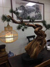 崖柏根雕樹(shù)根落地燈鳥(niǎo)籠裝飾臺燈禪意燈具燈架天然隨形樹(shù)枝擺件 燈籠找客服選款100 曬單實(shí)拍圖