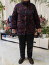 俞兆林（YUZHAOLIN）老年媽媽裝老年人衣服棉襖女款加厚棉服奶奶裝老人冬裝外套燈芯絨 Flv89685480 紫紅色外套 XL  （建議80-105斤左右） 曬單實拍圖