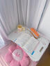 心楠床上小桌子宿舍電腦桌書(shū)桌懶人學(xué)習桌家用可折疊桌卡通兒童寫(xiě)字桌 粉色【卡槽杯托款】 曬單實(shí)拍圖