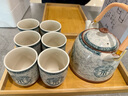 三多九如  茶具整套裝陶瓷泡茶杯泡茶壺茶水分離家用客廳中式喝茶杯送禮 1茶壺6茶杯【無(wú)茶托】 曬單實(shí)拍圖