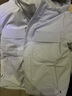 杰克·瓊斯（JACK&JONES）男裝衣服秋冬多口袋三防短款工裝鴨絨連帽羽絨服男戶外保暖外套 靜謐灰 M 175 曬單實(shí)拍圖