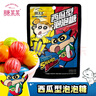 糖某某×蠟筆小新西瓜型泡泡糖50g 口香糖 懷舊童年回憶 網(wǎng)紅兒童小零食 曬單實拍圖