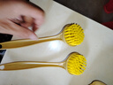 戶(hù)外燒烤小麥秸稈長(cháng)柄鍋刷不沾油去污清潔刷可掛式灶臺瓷磚洗鍋刷 2個(gè) 曬單實(shí)拍圖