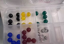 可穎七彩瑪瑙紅瑪瑙黑散珠子半成品DIY手工配件水晶材料串珠 圣誕禮物 七彩瑪瑙6mm108顆 曬單實拍圖