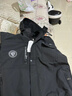 奧義馳冬季加絨加厚工作服套裝男防寒保暖迷彩服耐磨防刮戶外防水勞保服 012黑色防水加絨套裝 XL /175（130-150斤） 曬單實拍圖
