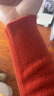恒源祥100%純羊毛衫女圓領(lǐng)針織開(kāi)衫2025新款秋冬中年媽媽裝毛衣外套上衣 橘色 L 115碼(適合116- 135斤) 曬單實(shí)拍圖