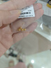 沃爾金黃金轉(zhuǎn)運(yùn)珠小金珠足金999重版加厚散珠黃金光面金珠古法珠手串DIY 0.8g，4mm光珠重版4顆 曬單實(shí)拍圖