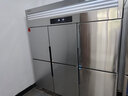 德瑪仕（DEMASHI）六門(mén)冰箱商用立式六門(mén)冰柜 六開(kāi)門(mén)-20℃廚房冰箱 六門(mén) BCD-1300A-1D（全冷凍）【工程款】銀色 曬單實(shí)拍圖
