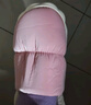 FOOTOPPO棉拖鞋女羽絨布拖鞋男冬季保暖棉鞋女士厚底包跟棉拖冬情侶棉拖 粉色38-39碼（適合36-37碼穿） 曬單實(shí)拍圖