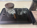 宣室堂泡茶壺家用茶壺新款飄逸杯耐熱玻璃內膽泡茶杯一鍵茶水分離杯茶具 650ML+4杯+茶盤(pán)650ml 曬單實(shí)拍圖