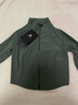 KAILAS凱樂(lè )石立領(lǐng)防曬衣女戶(hù)外速干透氣修身短款彈力防風(fēng)軟殼外套 墨竹綠 XS 曬單實(shí)拍圖