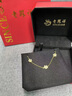 老鳳祥雙層花朵銀腳鏈女生腳鐲腳飾時(shí)尚輕奢七夕情人節(jié)禮物送女朋友老婆 雙層花朵腳鏈【品牌專屬禮盒】 曬單實(shí)拍圖