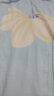 米子旗国潮风短袖t恤女2024新款夏季纯棉半袖宽松版情侣装男 蓝字6915胸前大 白色 L 110-120斤 实拍图