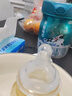 好孩子（gb）新生嬰兒奶嘴寬口徑通用0-6個月寶寶奶瓶配件仿母乳防脹氣硅膠 【2只裝】奶嘴（小圓孔S號/慢流量）0-3個月 硅膠（寬口徑）可自由搭配 曬單實(shí)拍圖