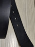 適上（FITUPON）5mm加厚意大利美鞍革頭層牛皮帶男真皮銅針扣手工男士褲腰帶復古 5mm厚度-黑色 120cm 曬單實(shí)拍圖