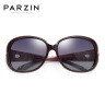 帕森（PARZIN）太阳镜女 复古大框时尚偏光太阳眼镜开车驾驶遮阳防晒墨镜 紫色（6214） 实拍图