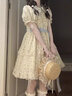紫蒙碎花連衣裙夏季2024新款學(xué)生甜妹少女高中初中生女生衣服裙子夏天 潮流韓版圖片色 均碼（可備注碼數(shù)） 曬單實(shí)拍圖