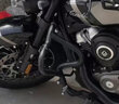 工馬灰石250保險(xiǎn)杠護(hù)杠改裝件奔達(dá)摩托車灰石300防摔折疊靠背專用配件 【灰石250】升級款保險(xiǎn)杠一套+黑 曬單實(shí)拍圖