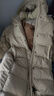 雪中飛女士羽絨服長款冬季加厚過膝保暖美拉德連帽休閑百搭潮流羽絨外套 流星黃 S (155) 曬單實拍圖
