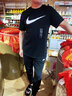 耐克（NIKE）官方 艦店男裝套裝 新款運(yùn)動(dòng)跑步休閑舒適衛(wèi)衣 運(yùn)動(dòng)長(zhǎng)褲 黑色圓領(lǐng)衛(wèi)衣+收腳長(zhǎng)褲 L/175 曬單實(shí)拍圖