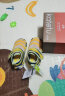 卡特兔儿童凉鞋夏季男童毛毛虫凉拖女宝机能鞋包头学步鞋XBF3黄色12.5cm 实拍图