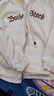 佐優(yōu)品美式復(fù)古連帽衛(wèi)衣男裝潮牌寬松刺繡開衫外套春秋季上衣學(xué)生運動套 杏色 XL建議110-128斤 曬單實拍圖