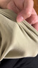 好波秋衣秋褲套裝女保暖內(nèi)衣男士萊卡棉薄款本命年貼身秋衣套裝HLL 暖綠 L (165) 曬單實拍圖